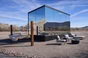 Reflections #3 - Glass cube & scenic sauna