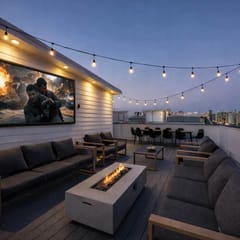 Fiddler's Flats - Rooftop cinema & fire pit