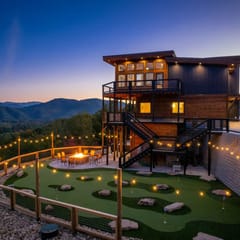 High Camp - Indoor pool & mountain views