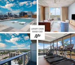 Luxury Rainey Condo • Pool & Gym • Walk to Bars