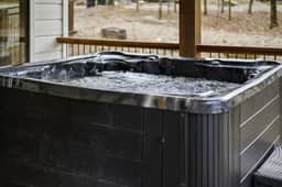 Luxury Cabin Getaway: Hot Tub, Game Room & Creek