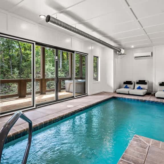Starlight Ridge - Indoor pool & theater room - Image 1