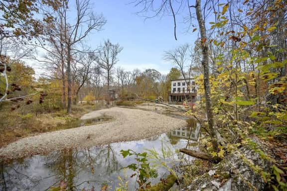 Luxury Cabin Getaway: Hot Tub, Game Room & Creek