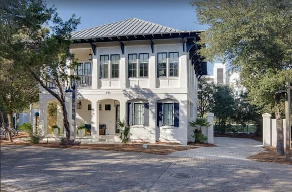 Luxury 6BR 30A Beachfront Villa + Pool + Bikes