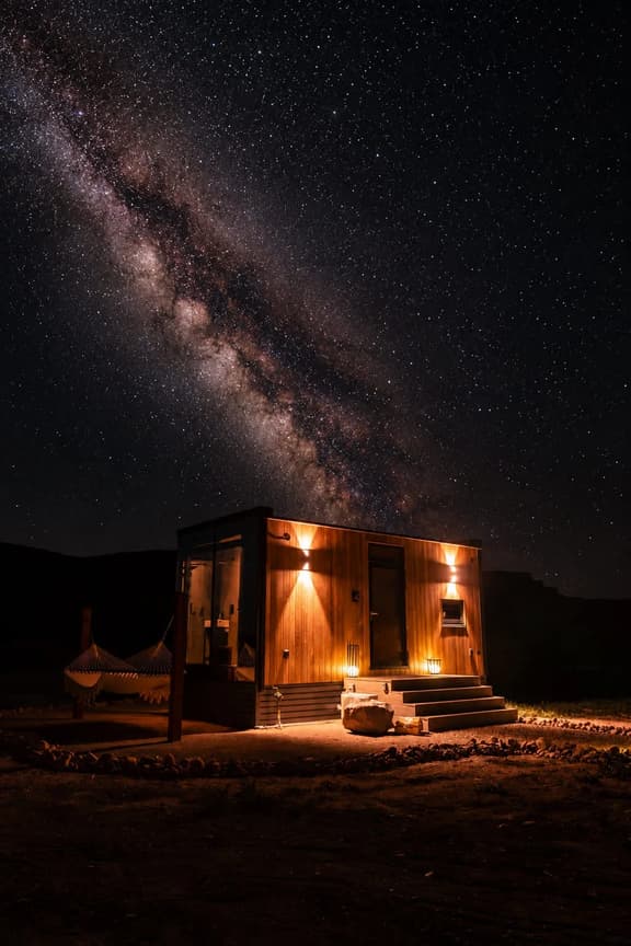Reflections #8 - Stargazer suite with rain shower - Image 1