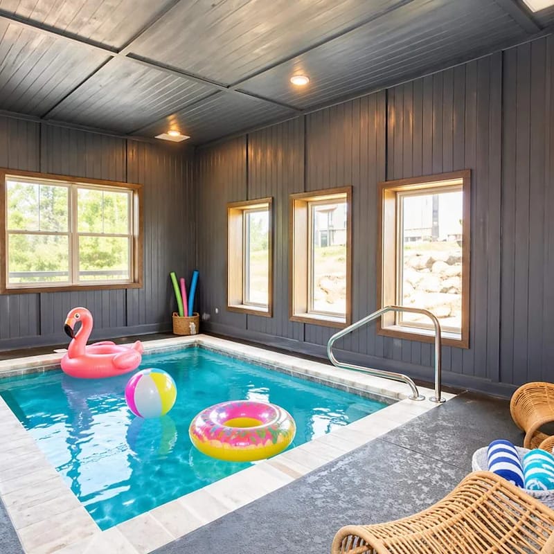 Mtn Luxury Cabin | Indoor Pool, Hot Tub & Arcade